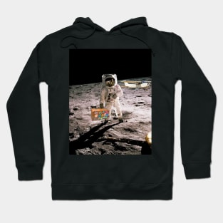 Moon space vacation Hoodie